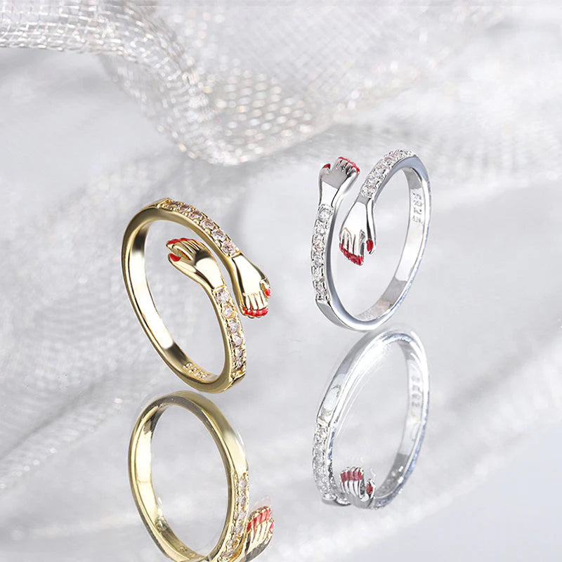 Hug Ring – Bestes Geschenk für geliebte Menschen, ein einfaches und dennoch elegantes Accessoire, das Bindung und Dankbarkeit feiert | Lersk