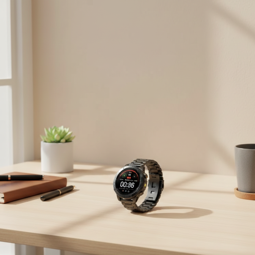 Robuste Outdoor-Smartwatch mit wasserdichtem taktischem Design und langer Akkulaufzeit | Lersk