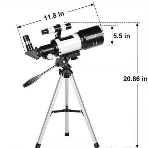 Moonwatcher 150x Zoom Tragbares Teleskop mit Stativ | Lersk
