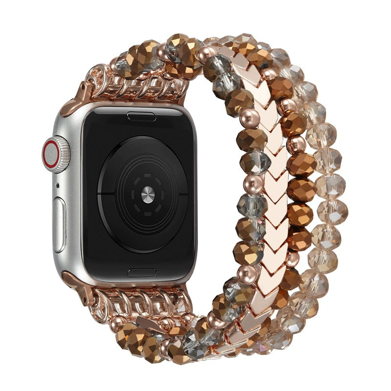 Viora Fashion Stretch-rem kompatibel med Apple Watch | Lersk