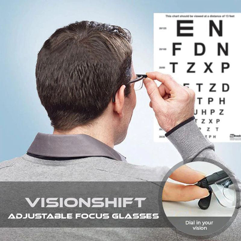VisionShift Einstellbare Fokusbrille von VisionShift für den täglichen Gebrauch beim Lesen und Sehen | Lersk