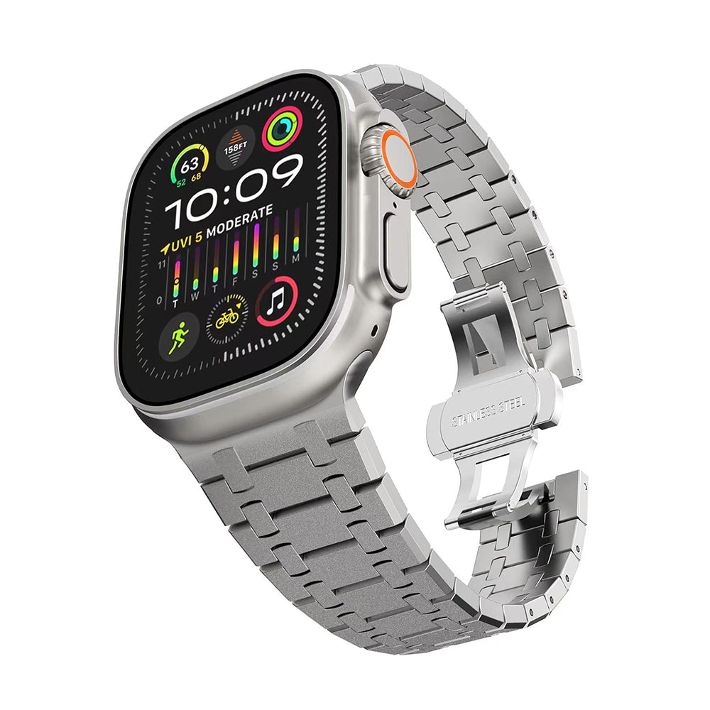 Arden | Banda de Aço Inoxidável com Dupla Corrente para Apple Watch | Lersk