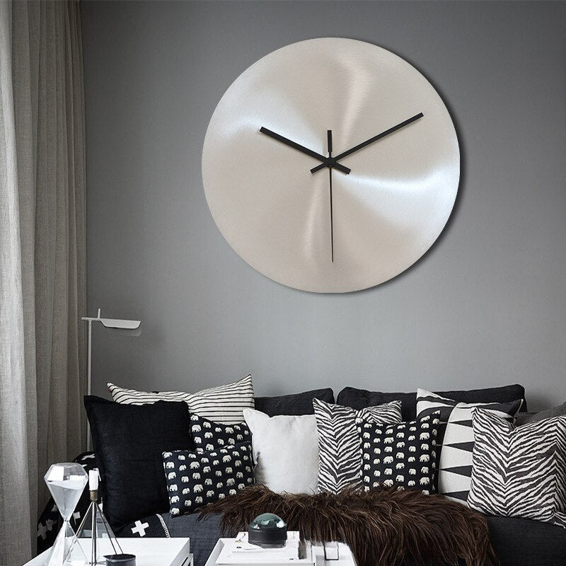 Orologio da parete in acciaio NovaLuxe Minimalista Moderno Funzionale | Lersk