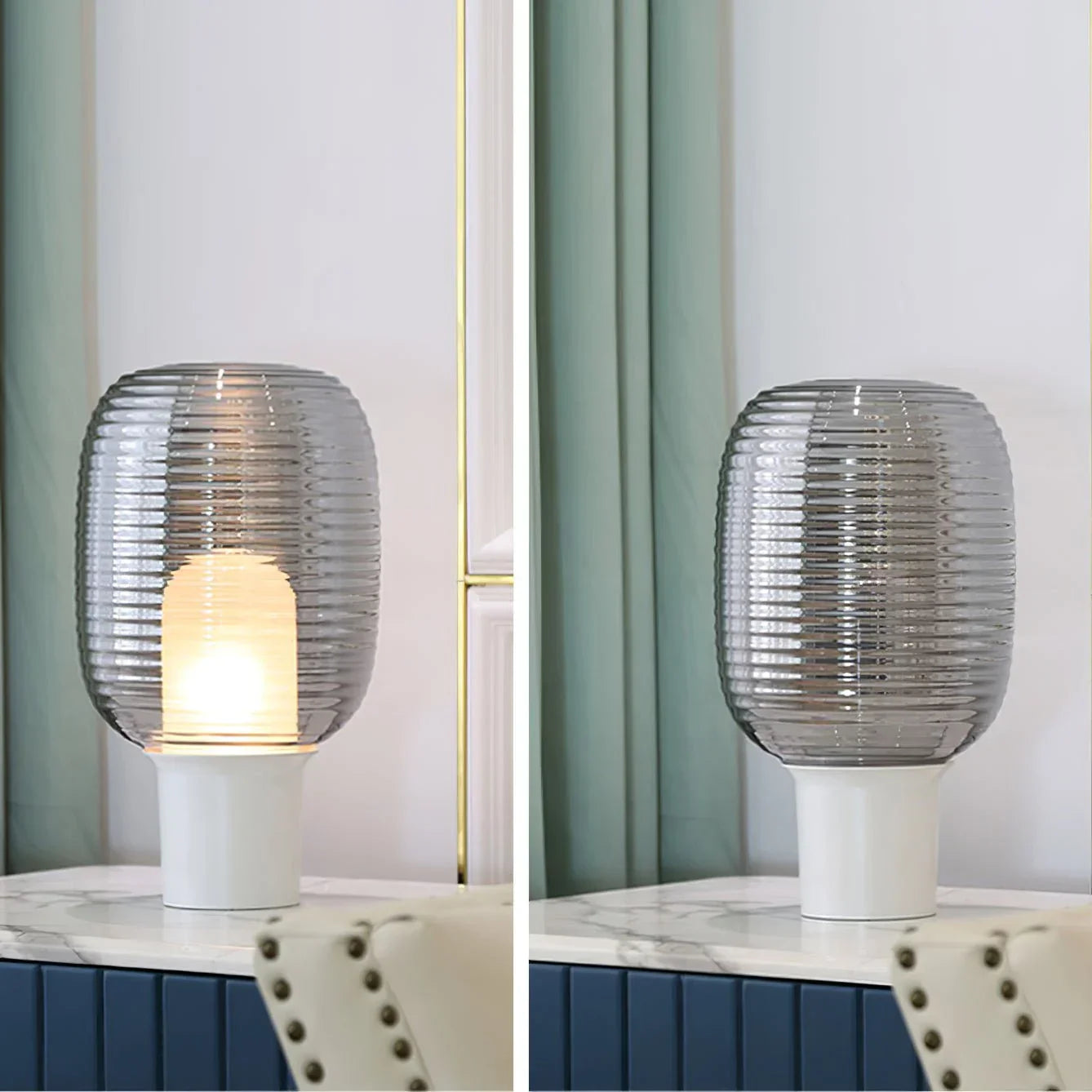 Decorative Glass Table Lamp For Contemporary Home Lighting | Lersk