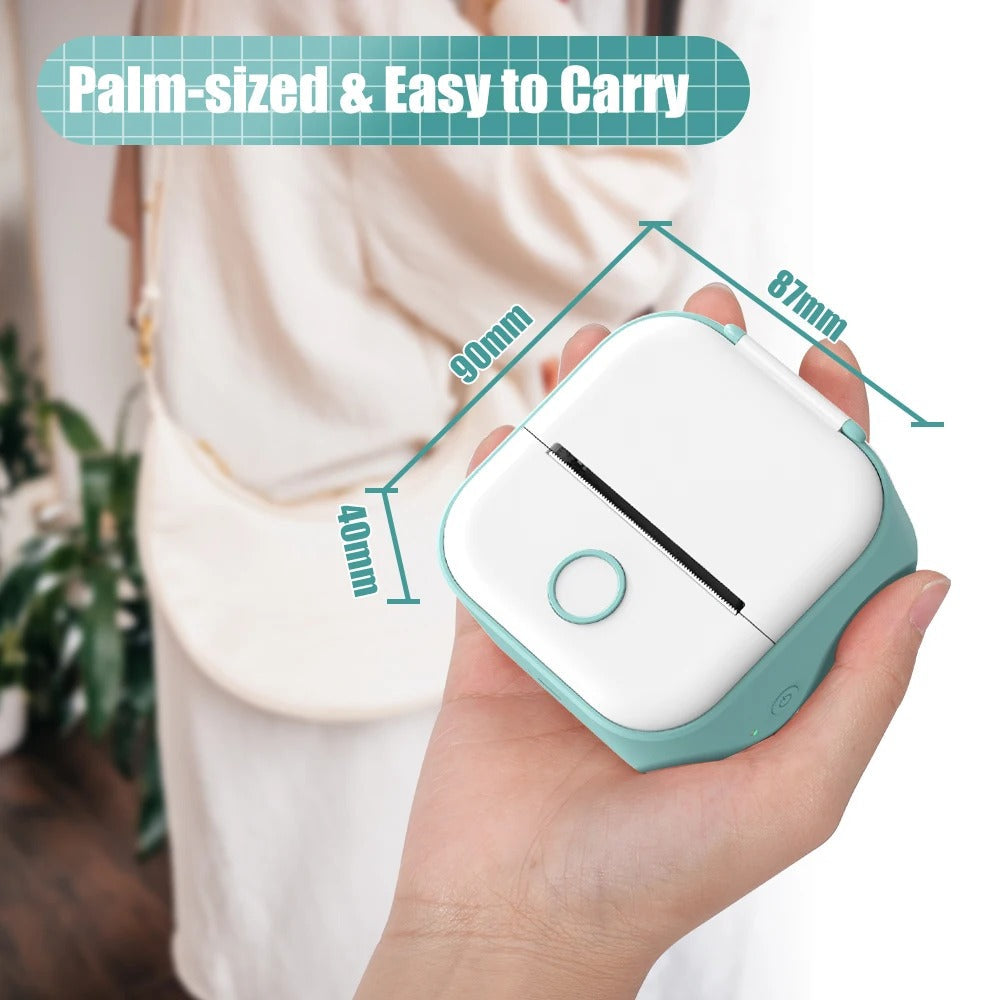Stampante portatile mini Bluetooth senza inchiostro per stampa foto istantanea da smartphone | Lersk