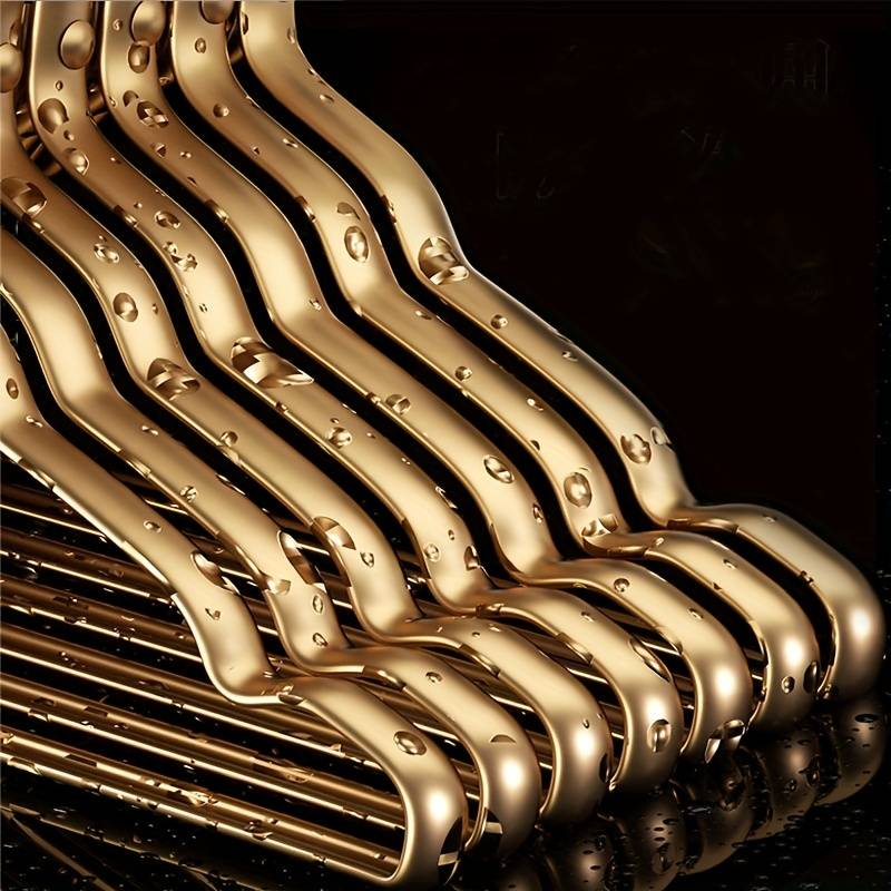 Marcel Brass Clothes Hangers | Premium Durable Wardrobe Set | Lersk