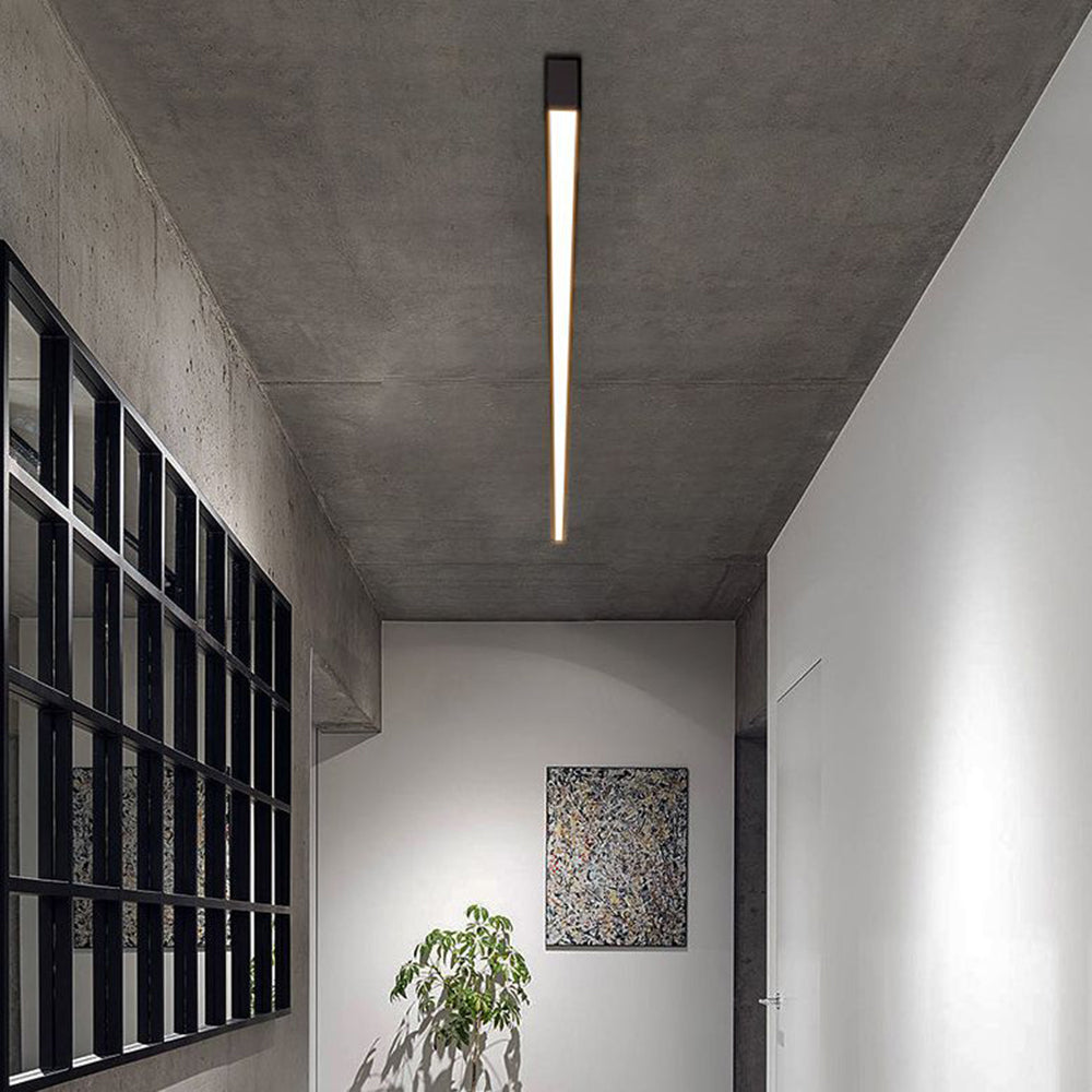 Noirline Black Linear Ceiling and Wall Light Modern | Lersk