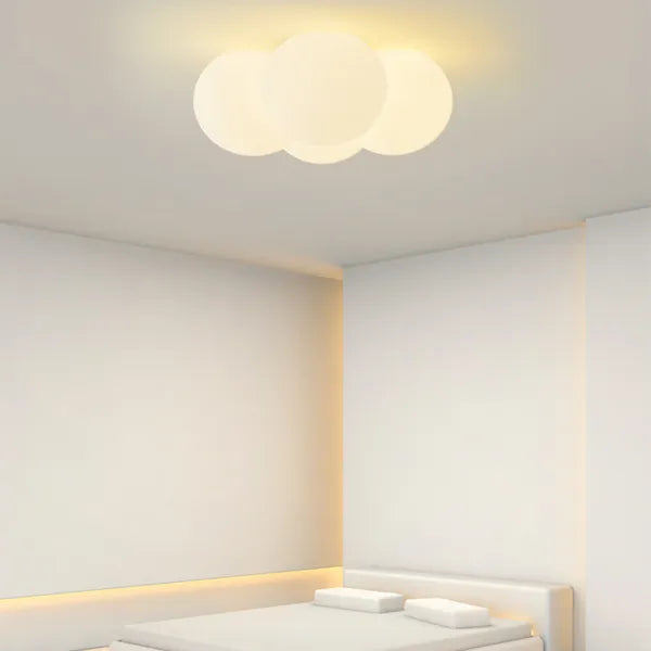 Stropní LED svítidlo NimbusCloud s designem inspirovaným mraky pro obývací pokoje | Lersk