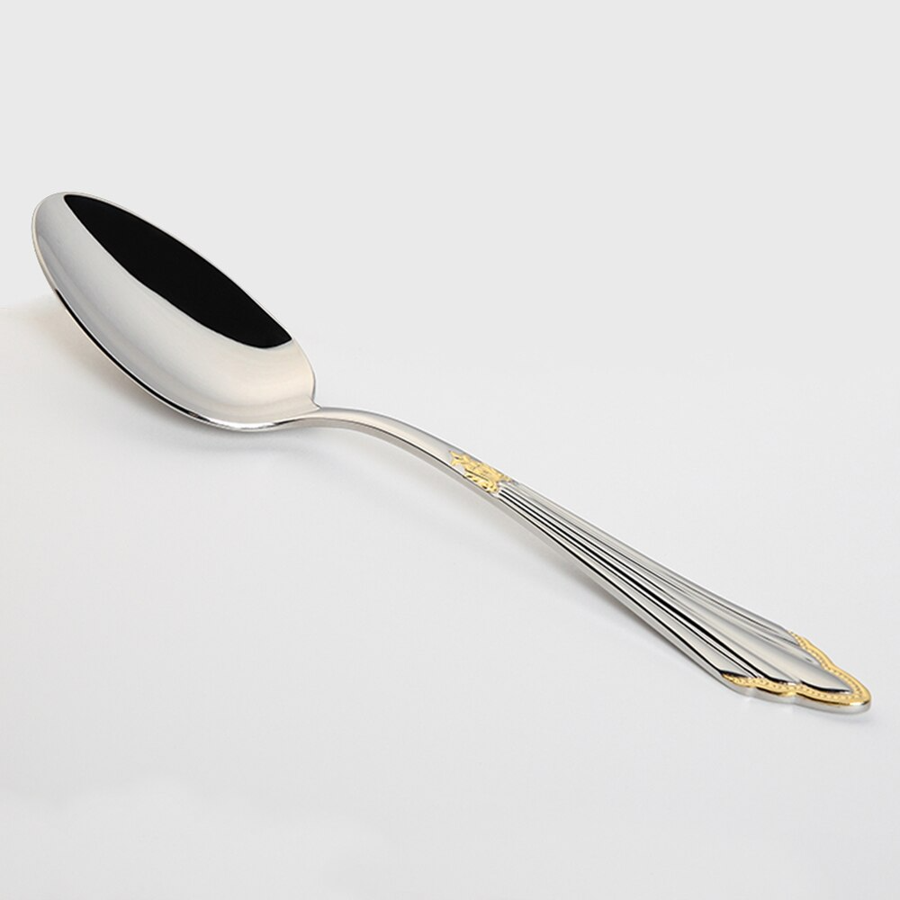 Set de couverts Aurelia fait main avec finition dorée en acier 18/10 | Lersk