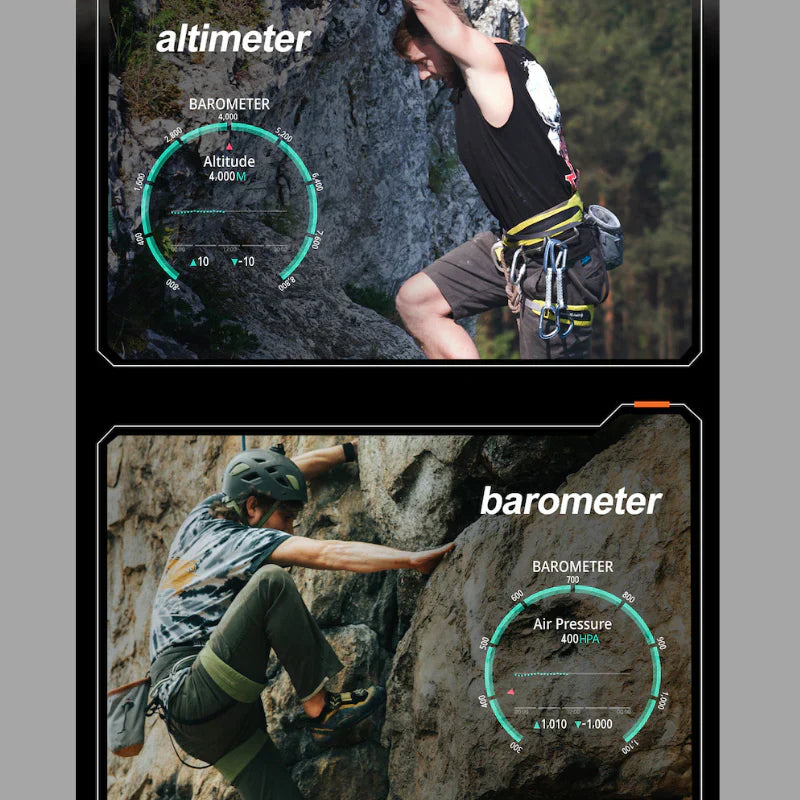 PinnacleX Pro Smartwatch mit GPS, Herzfrequenz-, SpO2-, Blutdruck- und Stressüberwachung | Lersk