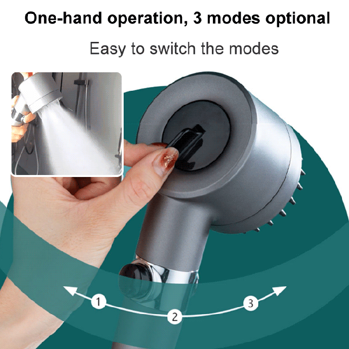 FluxFlow Showerhead Pro 200% Stronger Water Pressure | Lersk