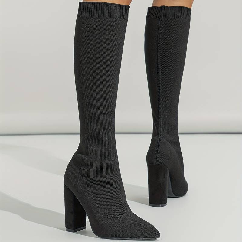 NovaStride Comfort Sock Boots With Plush Heels For All Day | Lersk