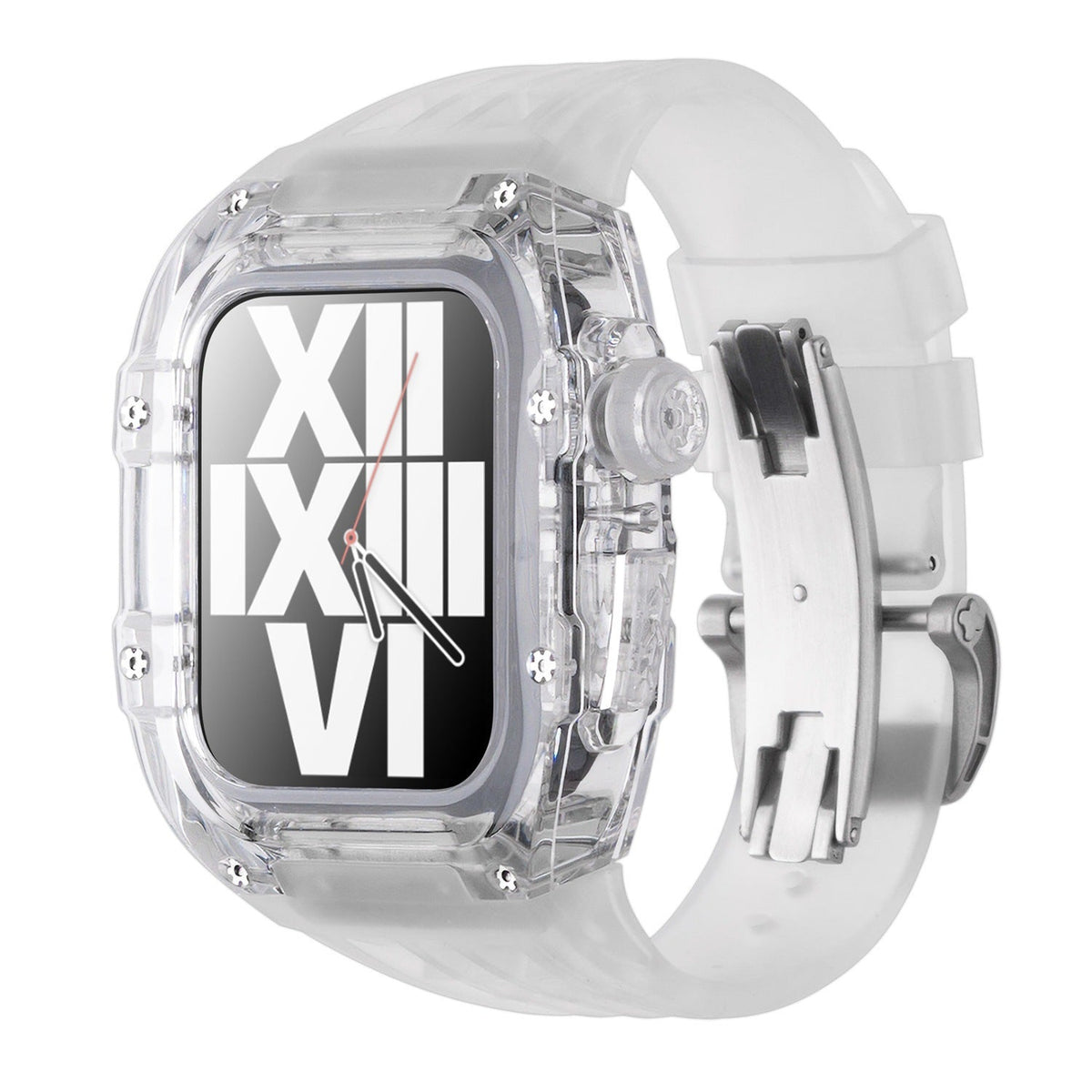 GlacierGuard Case and Fluororubber Band Kit for Apple Watch