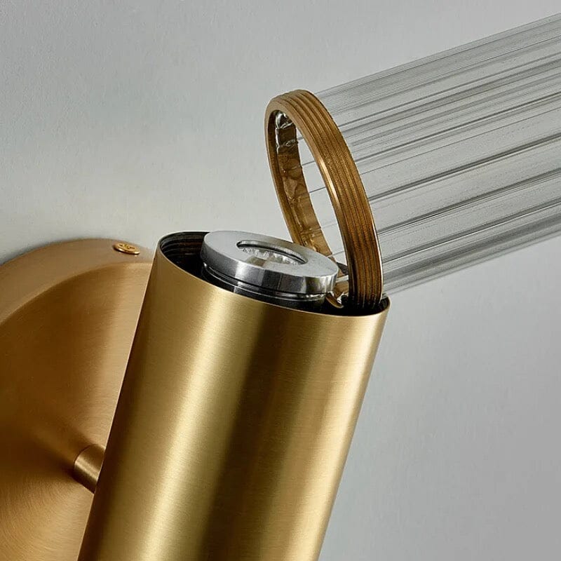 Nisa Glass Pole Lamp Elegant Nordic Lighting For Living | Lersk