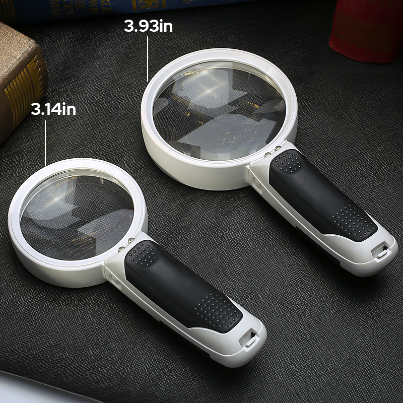 20X Optical Magnifying Glass With LED Light | Lersk