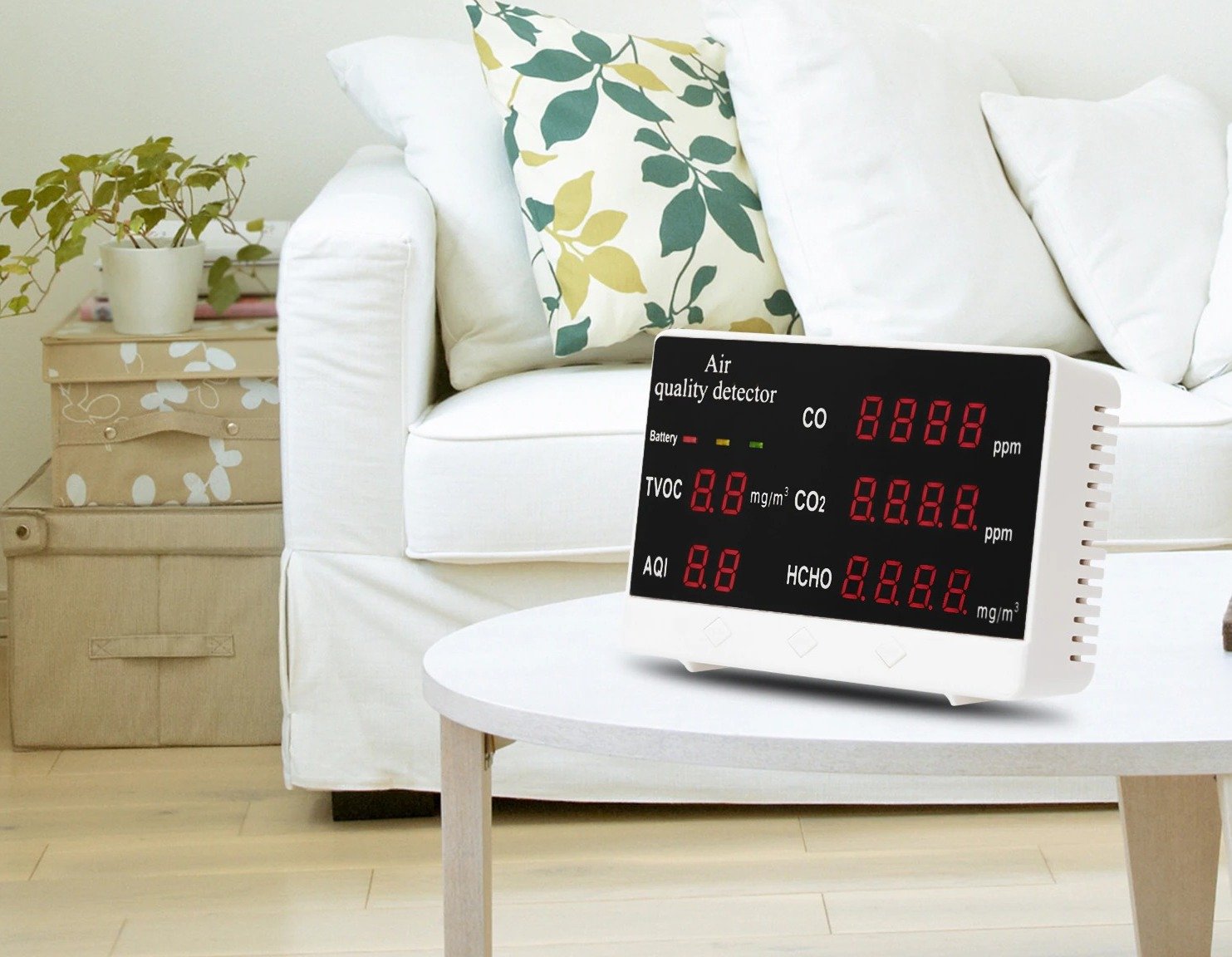 Moniteur de dioxyde de carbone Aerolume pour la qualité de l'air intérieur à domicile | Lersk