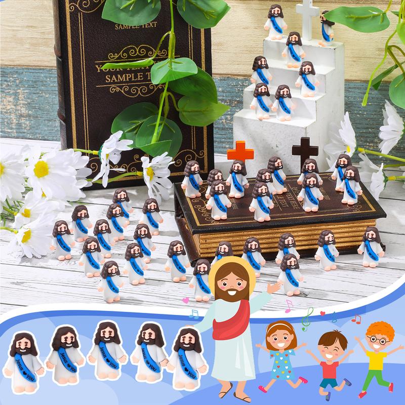 Mini Ježíšovy figurky s nápisem Ježíš tě miluje | Lersk