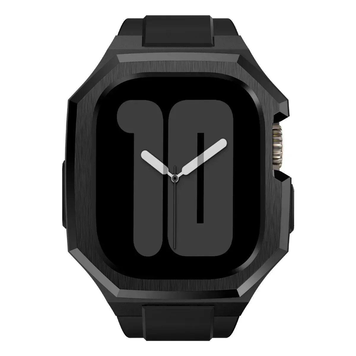 AeroCuff Fluoro Rubber Apple Watch-rem med rustfrit stålhus | Lersk
