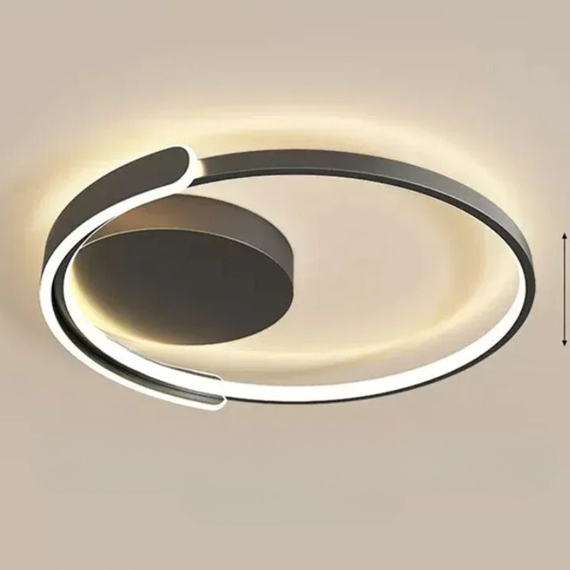 LumaNova Moderne LED-Deckenleuchte mit dimmbarem Lichtschein | Lersk