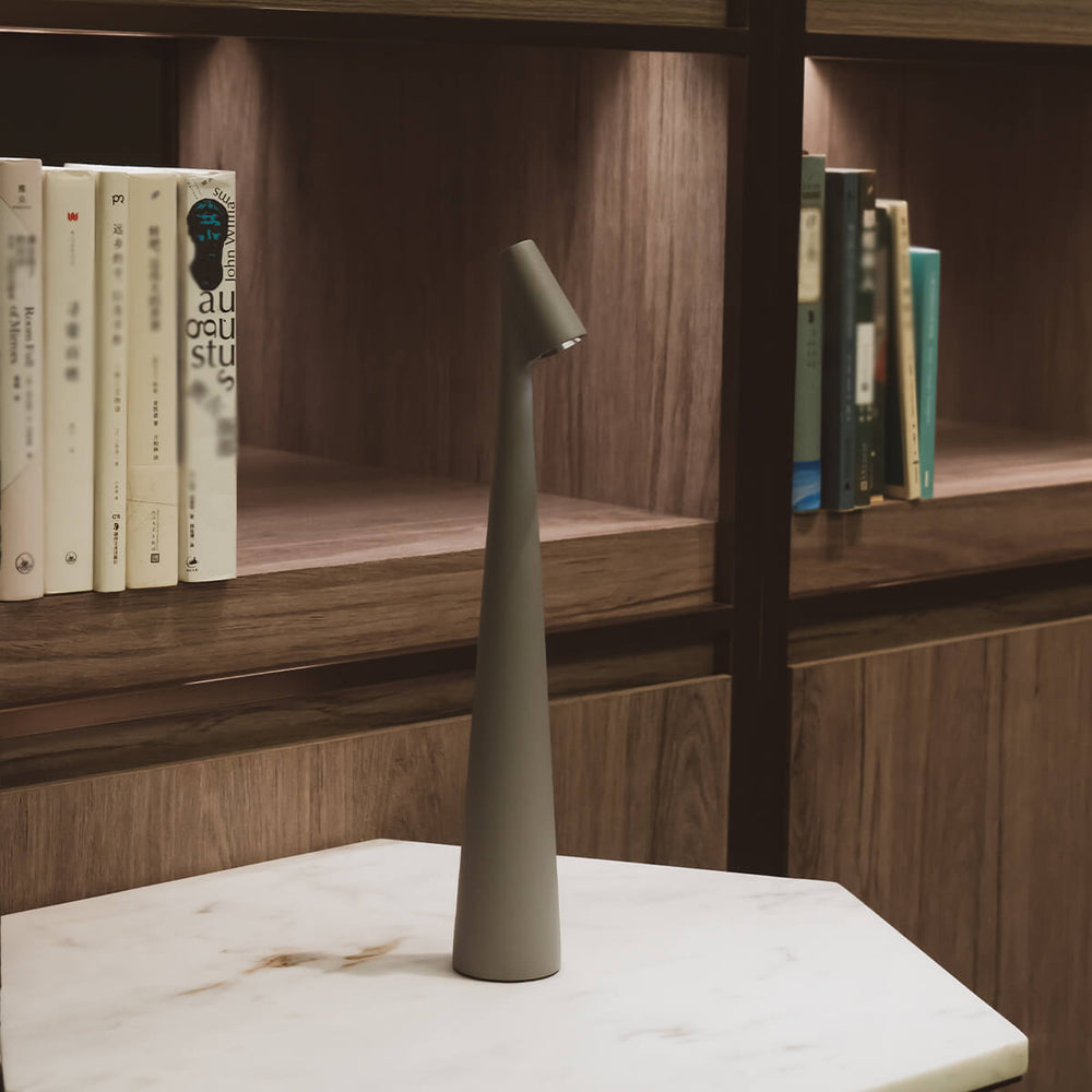 Nordic Minimalist Cordless Table Lamp Rechargeable Soft Warm LED For Small Spaces | Lersk