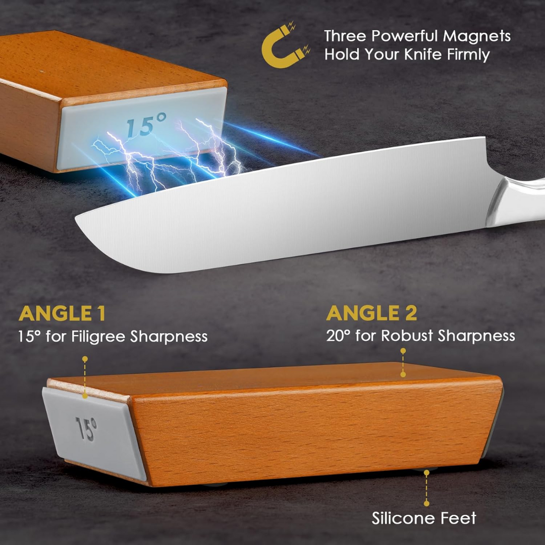 Torrin | Rolling Diamond Knife Sharpener For Effortless Edges | Lersk