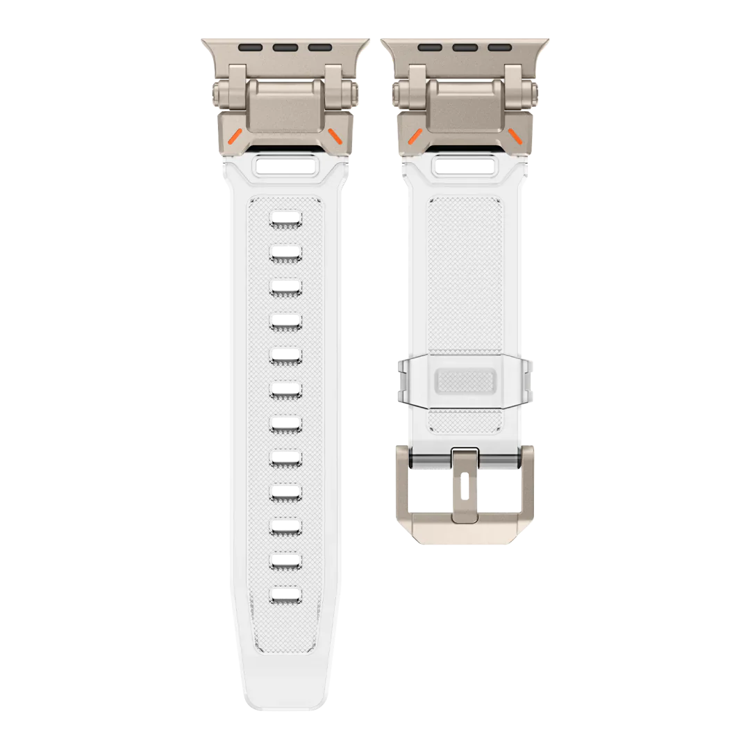 Meron Titanium-Head Silicone Band for Apple Watch | Lersk