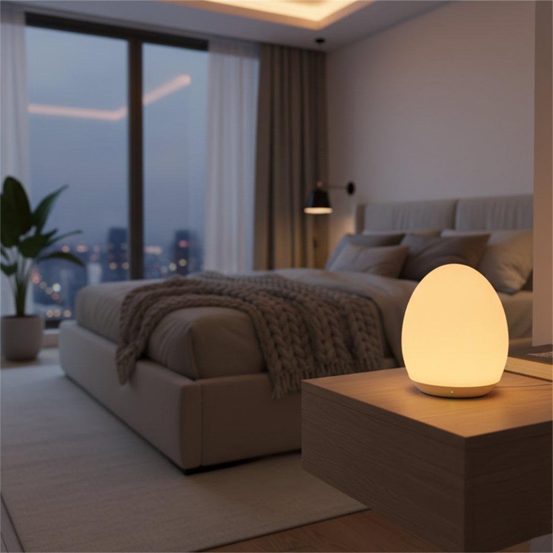Wiederaufladbare LED-Nachtlampe für nächtliche Beleuchtung | Lersk