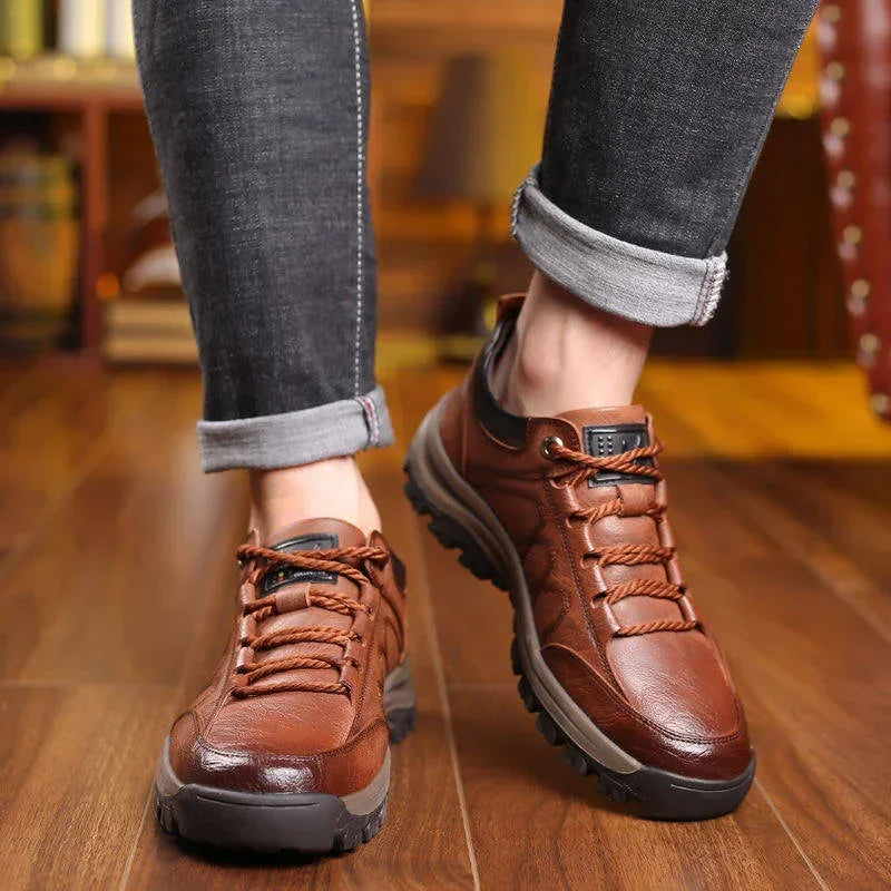 Scarpe da uomo StrideFlex con supporto dell'arco cucito a mano antiscivolo | Lersk
