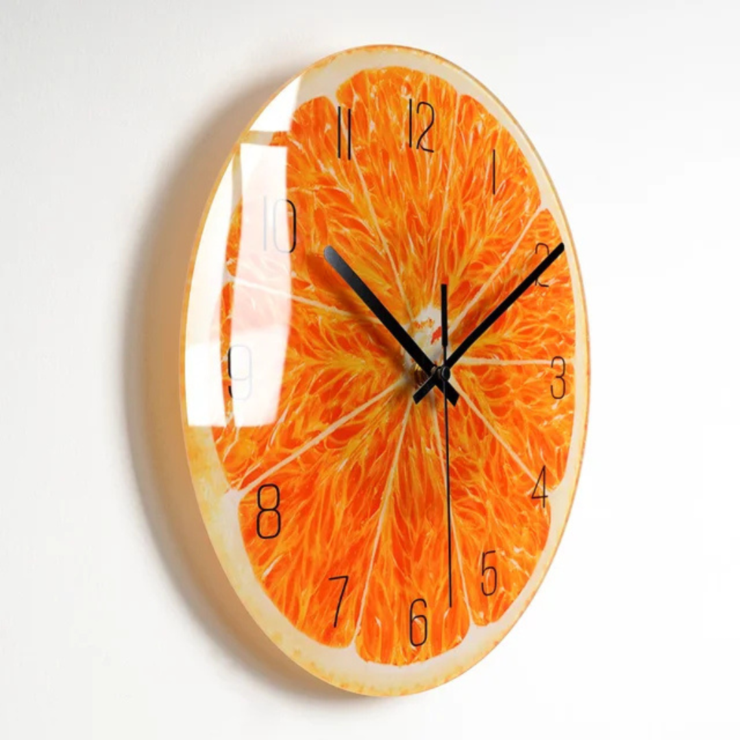 Luxorix Große Wanduhr aus Glas mit elegantem Design für moderne Wohnräume | Lersk