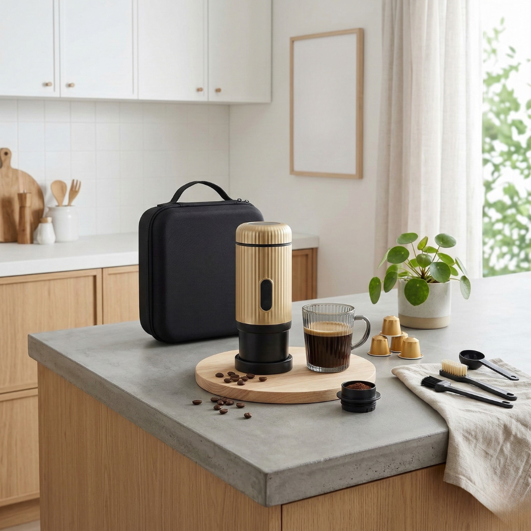 Reise-Espressomaschine für Camping und unterwegs | Lersk