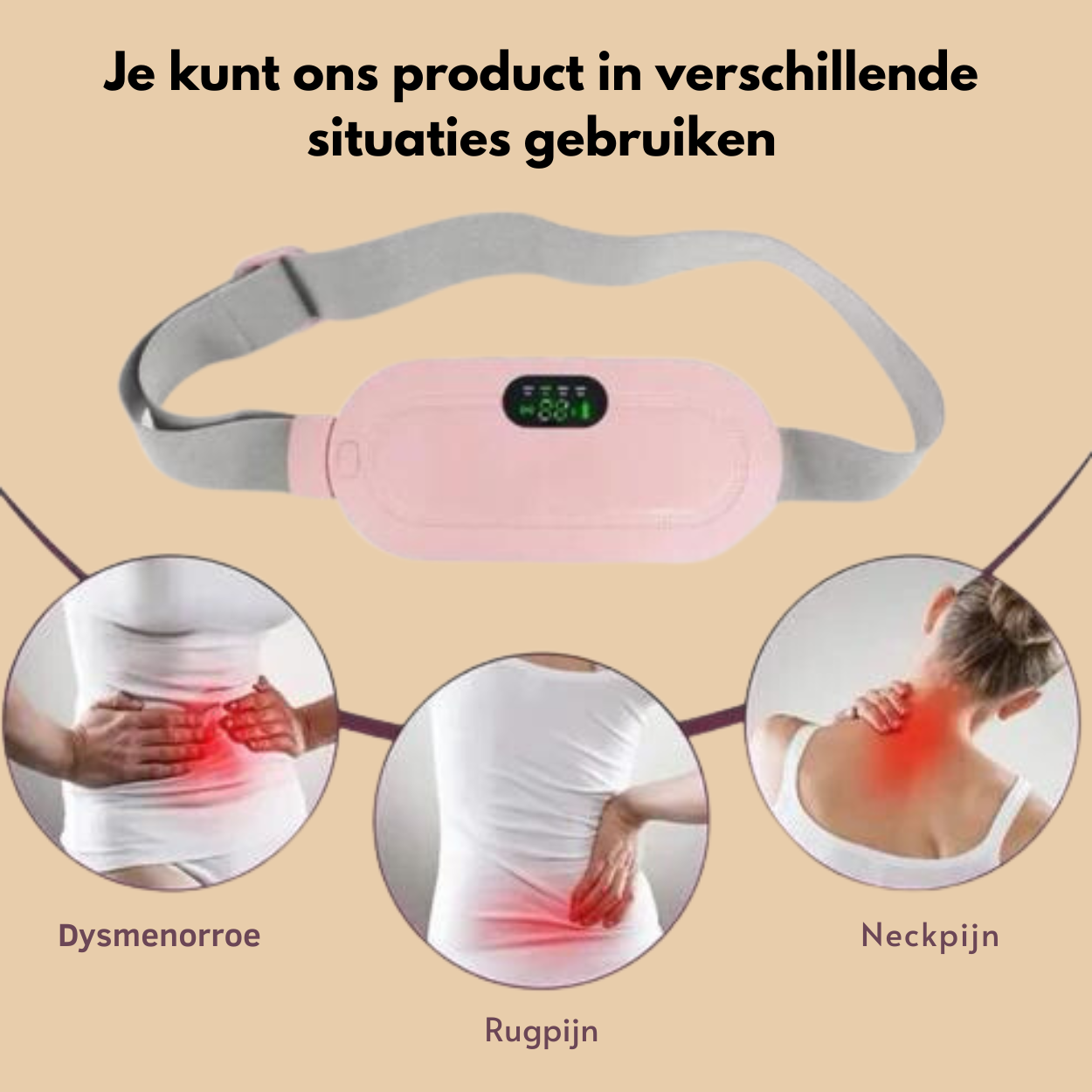 Menstrual Heating Pad For Cramps Fast Pain Relief Comfort | Lersk