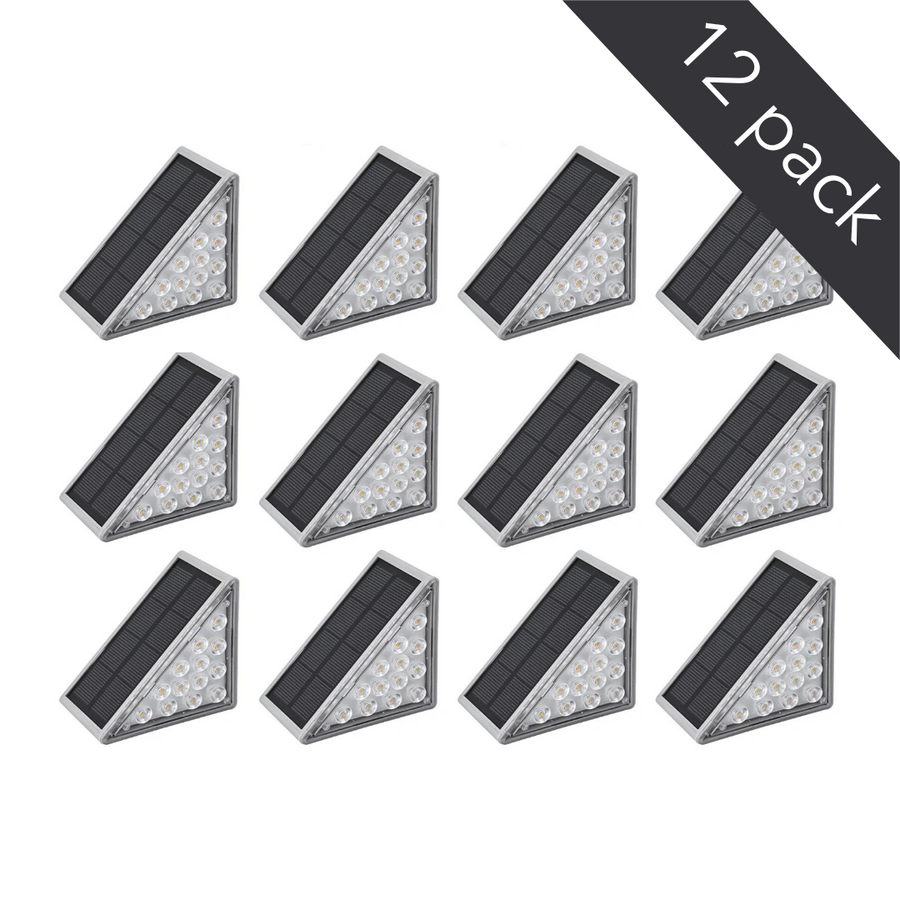 Aurelume Solar Step Lights Waterproof Outdoor Pathway LEDs | Lersk