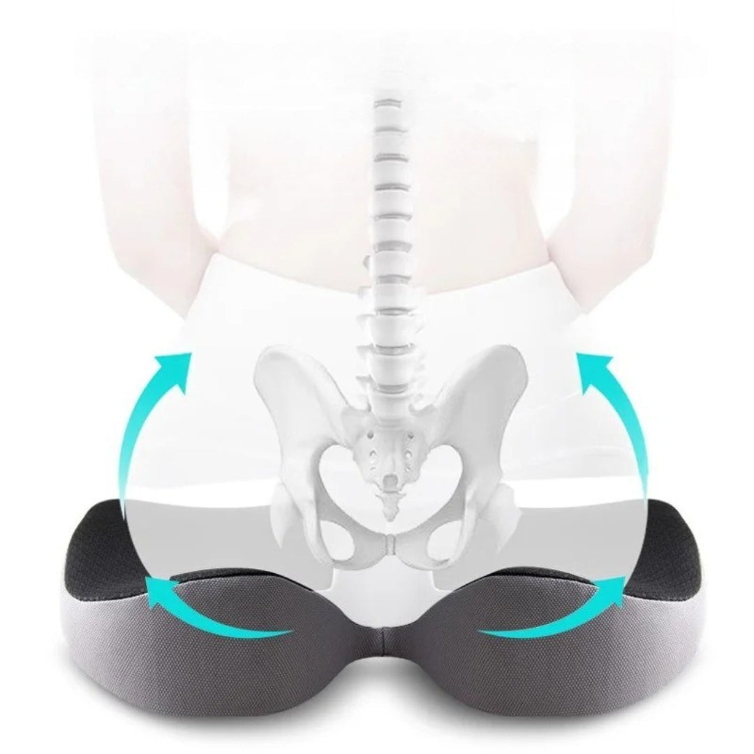 Cuscino ergonomico per sedile auto con supporto antiscivolo per automobili | Lersk