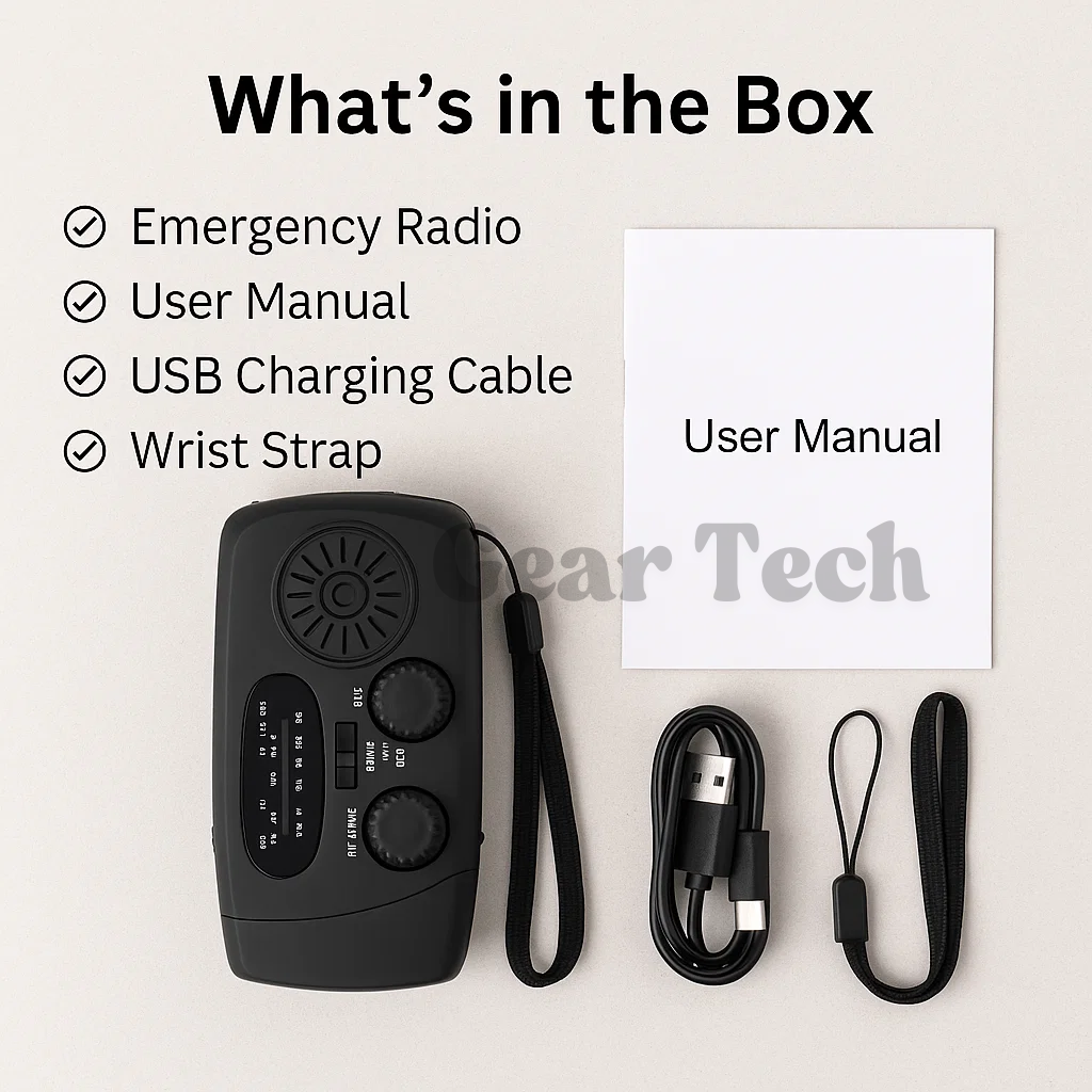 HavenLight Wind-Up Emergency Radio, AM/FM Plus Power Bank | Lersk