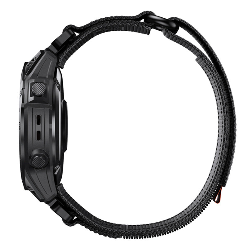 RidgeLine Taktisches Nylon-Uhrenarmband kompatibel mit Garmin Tactix & Fenix 8/7/7X/6/6X