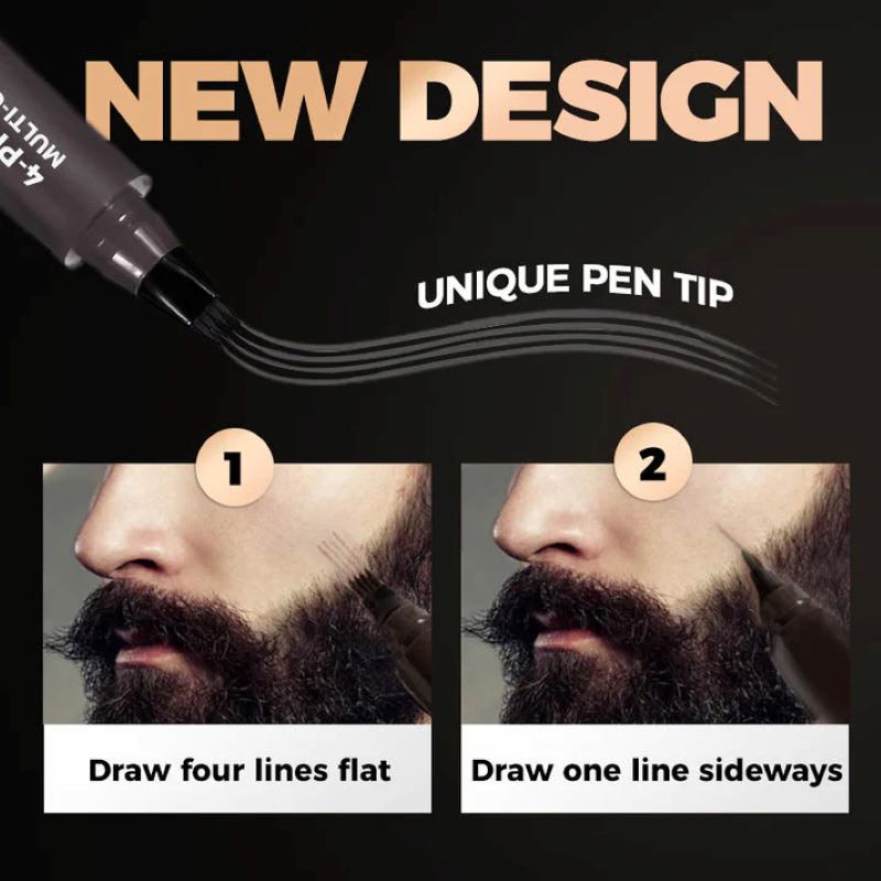 Crayon à sourcils microblading ultra-fin à quatre pointes, longue tenue et waterproof pour des sourcils naturels | Lersk