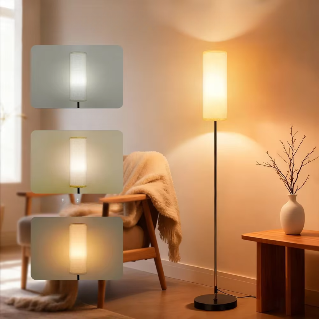 Lampa podłogowa RGB z kontrolą przez aplikację do oświetlenia i atmosfery w domu | Lersk