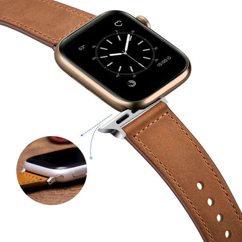 Rowen læderrem til Apple Watch | Lersk