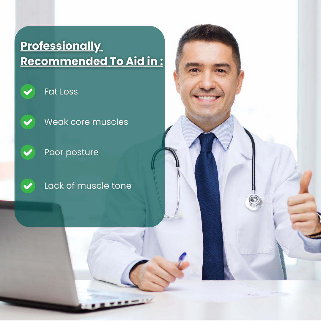 CoreForma EMS Antrenor Abdominal | Dispozitiv de Stimulare a Mușchilor Centrali | Lersk