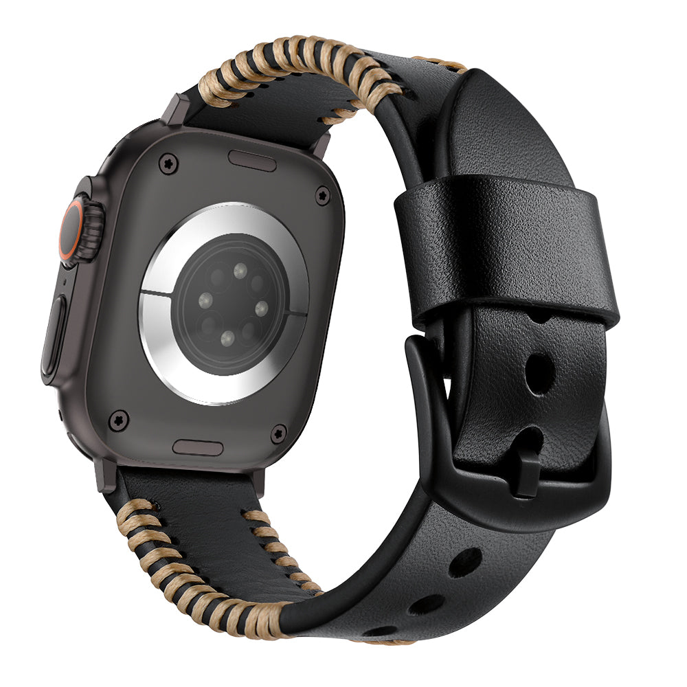 Correa de cuero cosida a mano para Apple Watch | Lersk