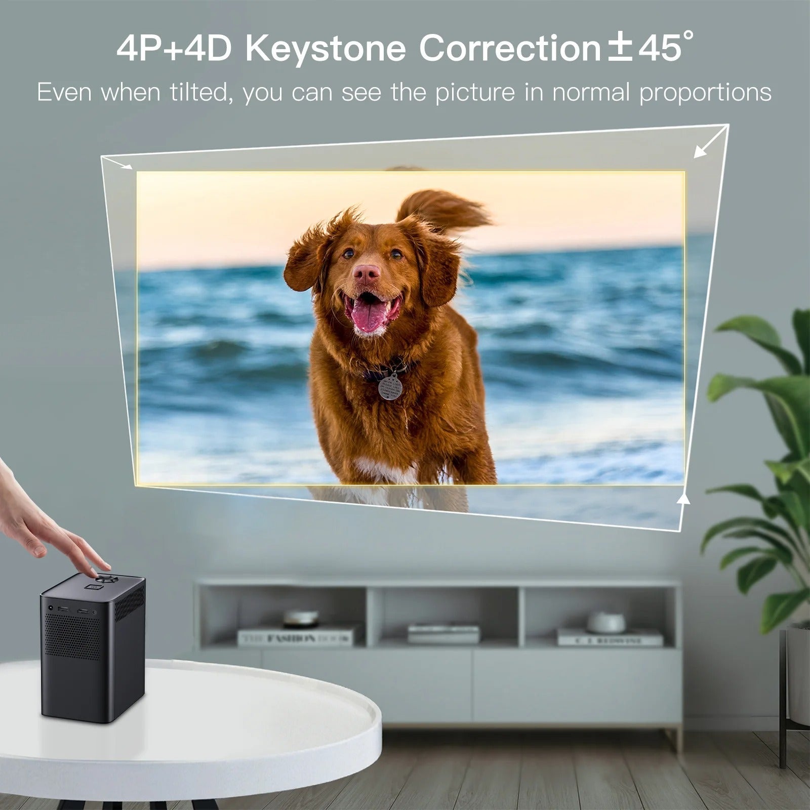 Proiettore tascabile WiFi Android NovaView 4K per home theater | Lersk