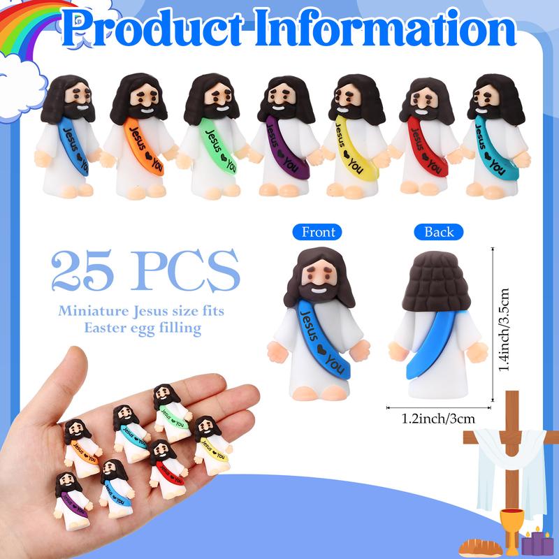 Mini Ježíšovy figurky s nápisem Ježíš tě miluje | Lersk