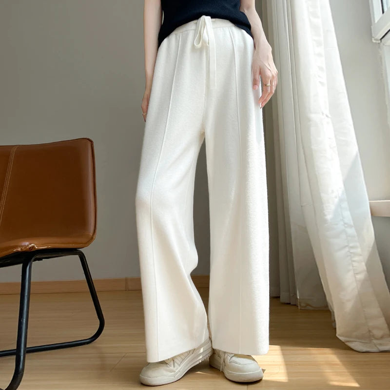 Pantalones de cachemira relajados Aurelle | Lersk