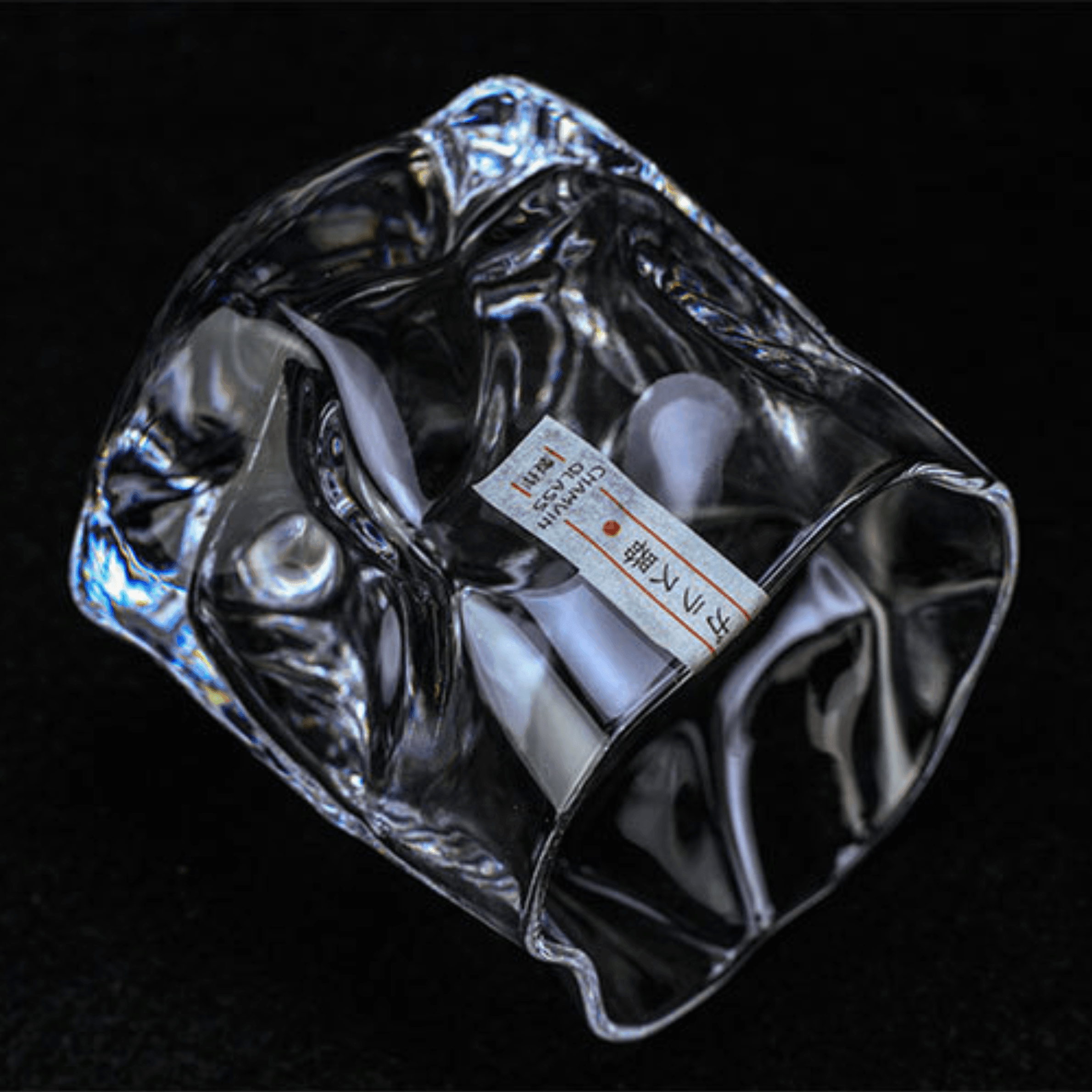 Verre à whisky froissé Astra Kiriko Artisanat Edo | Lersk
