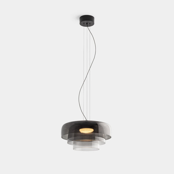 Lampa wisząca FjordLumen ze szkła Norweskie oświetlenie rzemieślnicze | Lersk