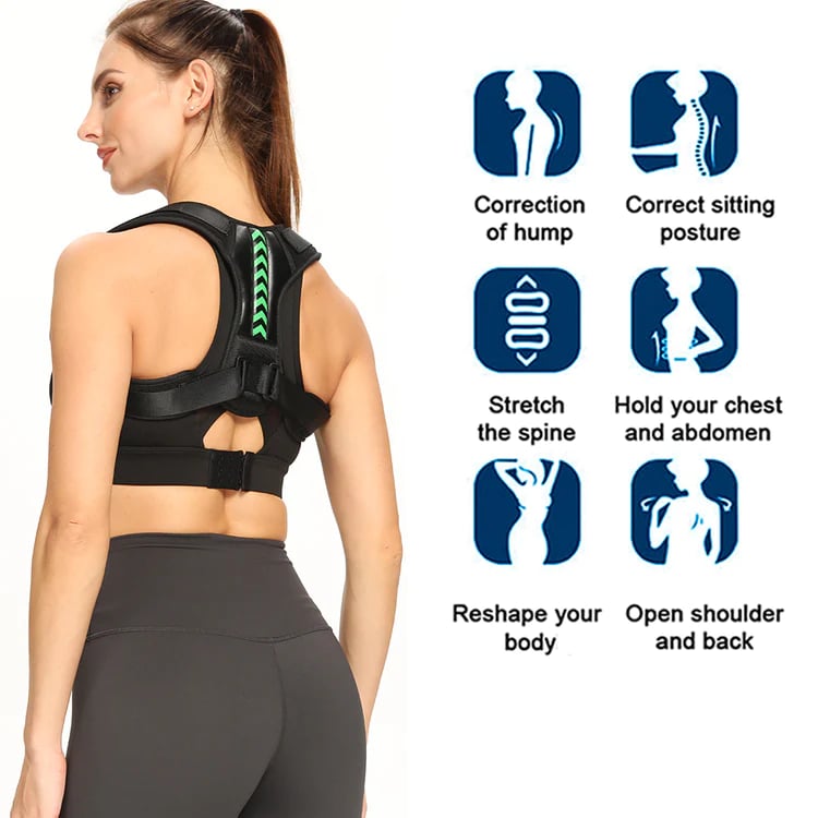 Invisible Back Posture Orthosis for Everyday Wear and Subtle Discreet Back Support for Posture Alignment | Lersk