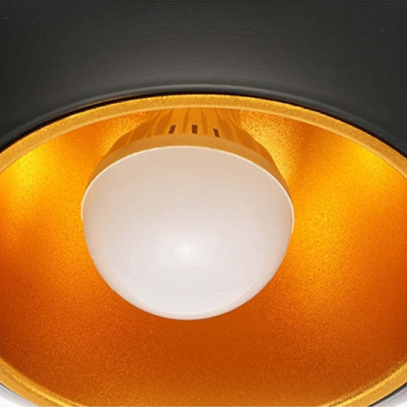 Lampada a sospensione LED Nazifa Modene Design senza tempo in bianco e nero per soggiorni | Lersk