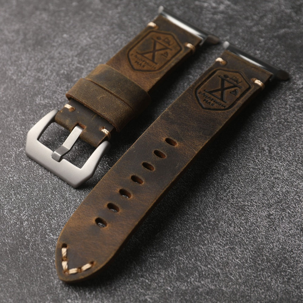 Ardentora Vintage Leather Strap for Samsung Watch Ultra | Lersk