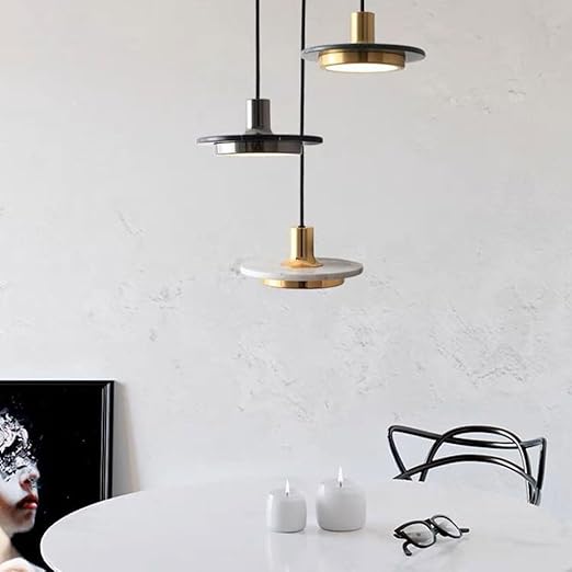 Lampada a sospensione in marmo dallo stile moderno ed elegante per interni | Lersk
