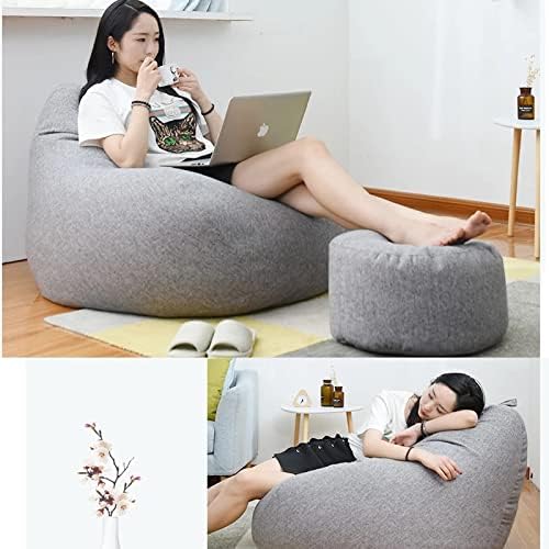 Luxusní lněný sedací vak pro ergonomické a stylové pohodlí v moderní domácnosti | Lersk